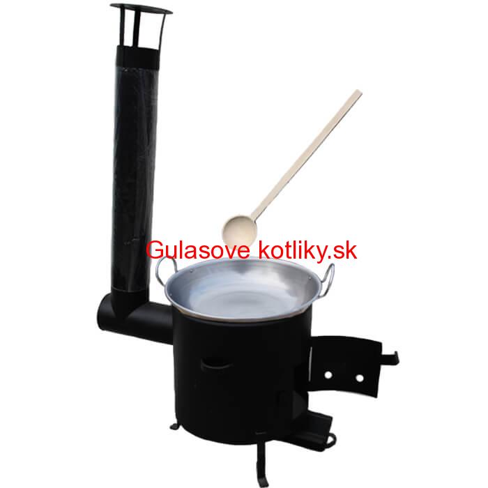 Železná panvica 36 cm na grilovanie + Kotlina 36 cm a vareška Garden Barbecue