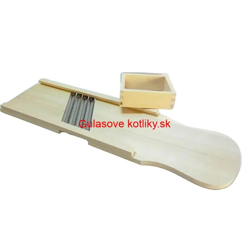 Ručný drevený krájač kapusty 4 nože 93 x 23,5 cm (obrovský)
