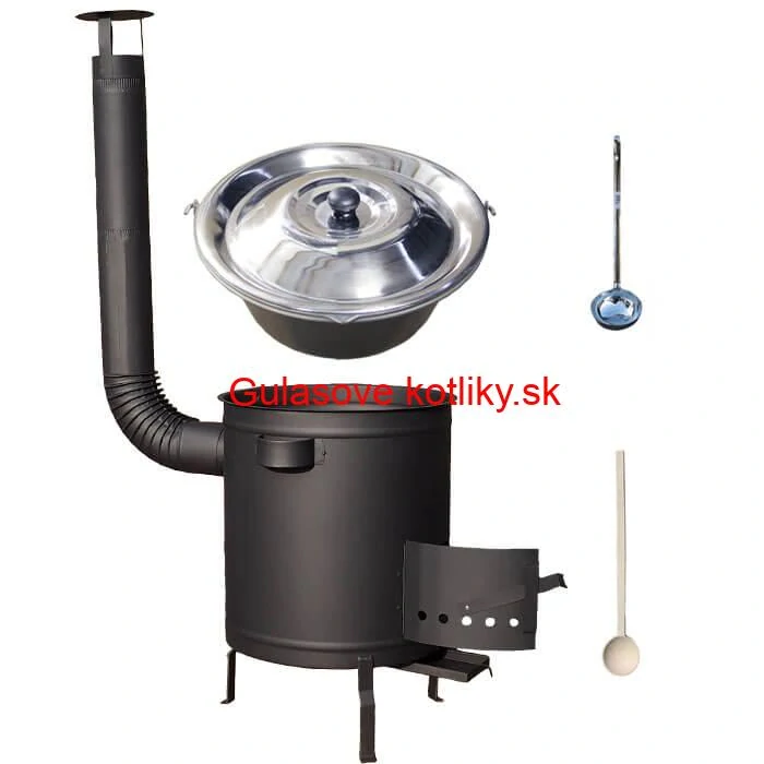 Nerezový kotlík 15 L (1,5 mm) + hrubostenná (1,5 mm) a žiaruvzdorná kotlina 36 PLUS 600