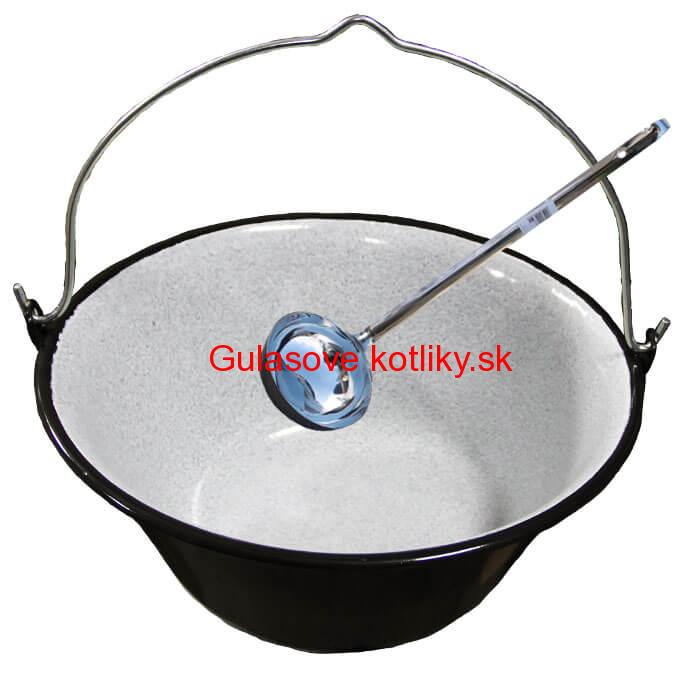 Smaltovaný kotlík 50 L + antikórová naberačka