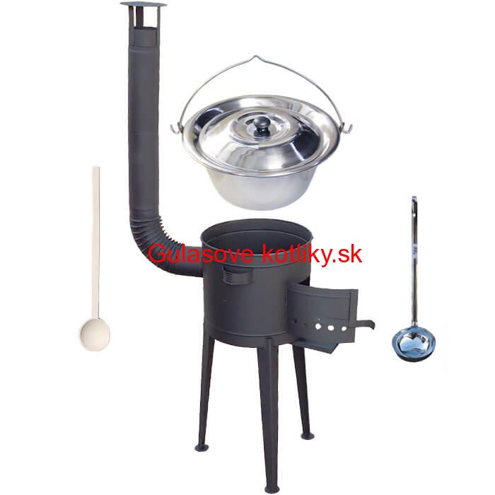 Nerezový kotlík 22 L (0,8 mm) + vysoká kotlina 42 PLUS 600