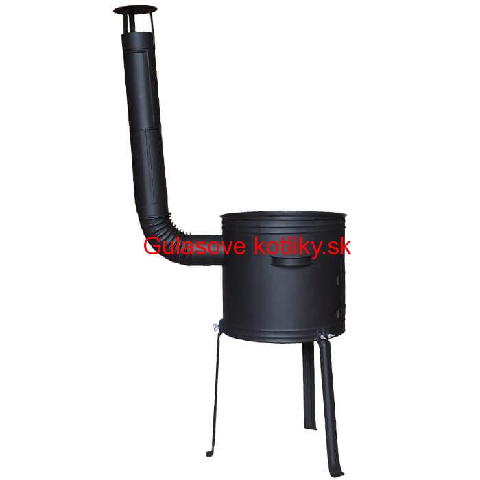 Kotlina 36 cm, vysoká + žiaruvzdorná farba Plus 700