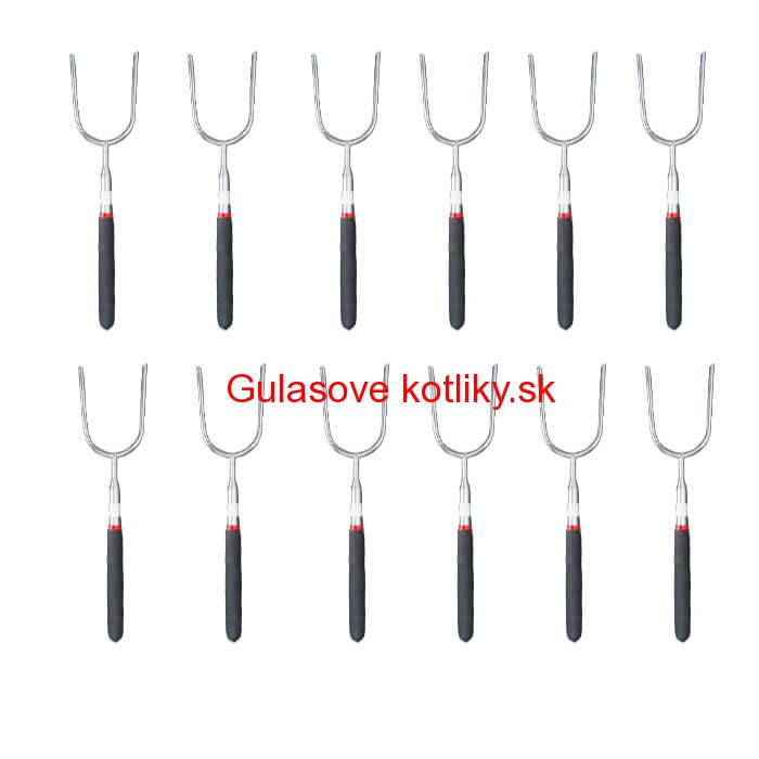 Vidličky na opekanie 24,5 cm - 84,5 cm – teleskopické 12 ks