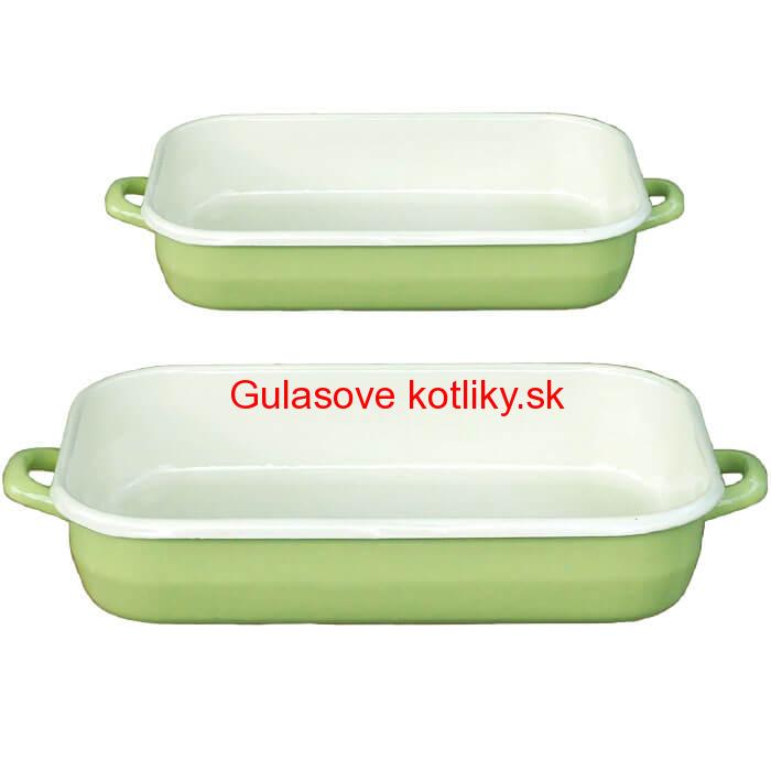 Smaltovane pekáče GREEN 2 ks