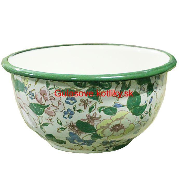 Smaltovaná vzorovaná miska 13 cm DECOR
