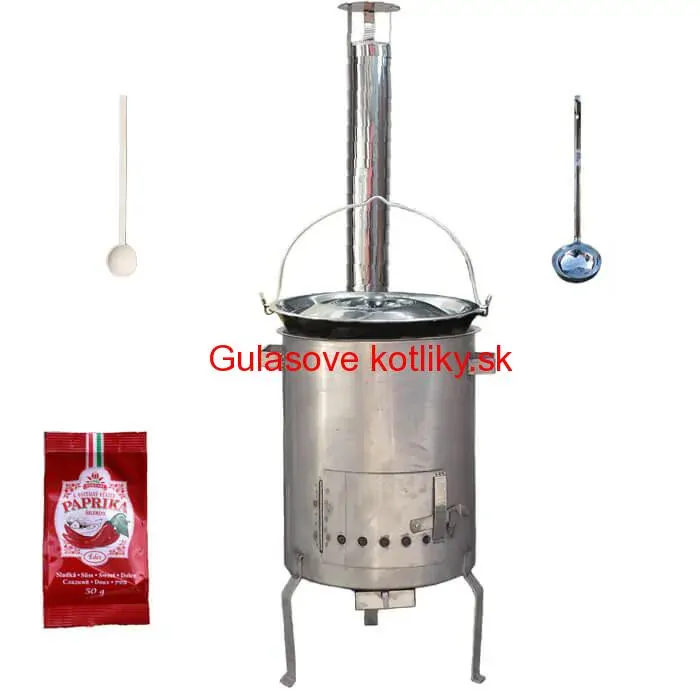 Smaltovaný kotlík 20 L (1,2 mm) + nerezová kotlina (1,5 mm) 42 cm STRONG EXCLUSIVE