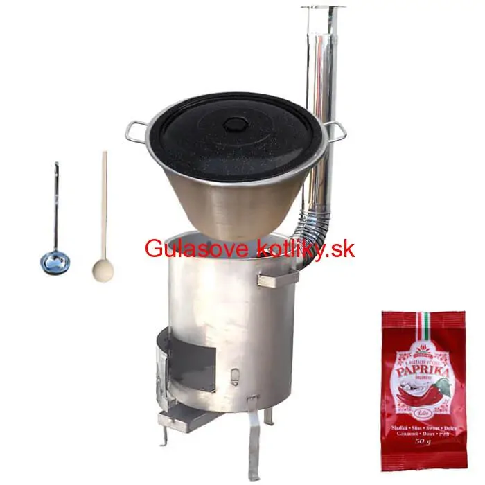 Nerezový kotol 40 L (1,2 mm) + nerezová kotlina (1,5 mm) 45 cm STRONG EXCLUSIVE